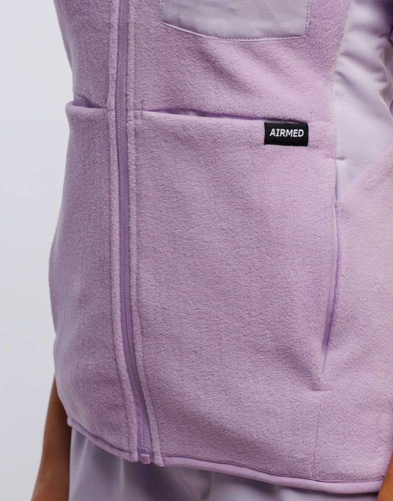 Essential Fleece Vest - Pastel Lilac