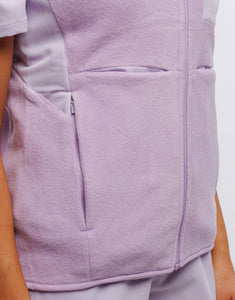 Essential Fleece Vest - Pastel Lilac