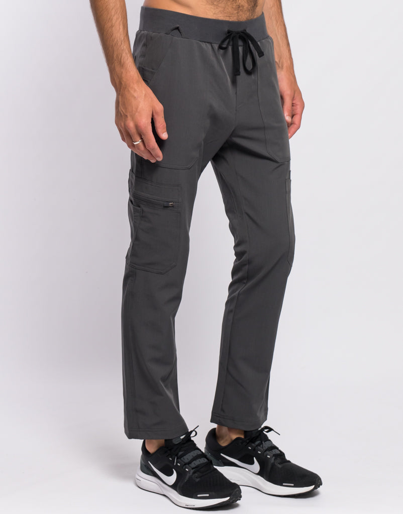 Essential Multi-Pocket Scrub Pants - Asphalt