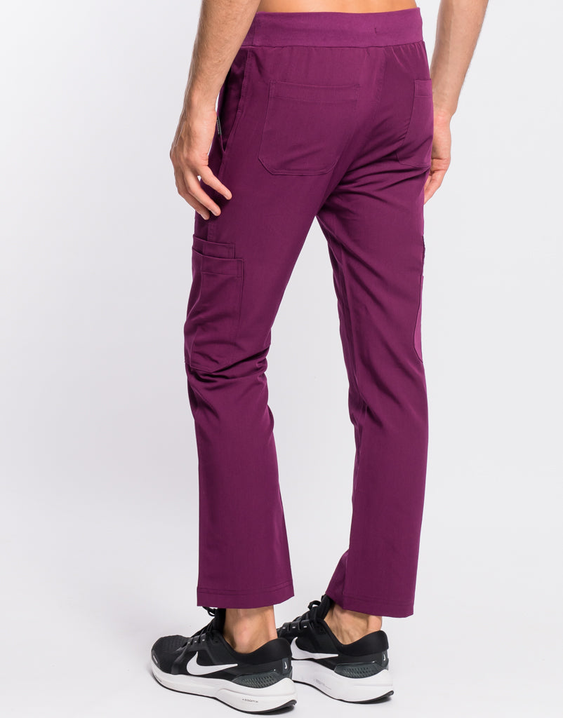 Essential Multi-Pocket Scrub Pants - Purple