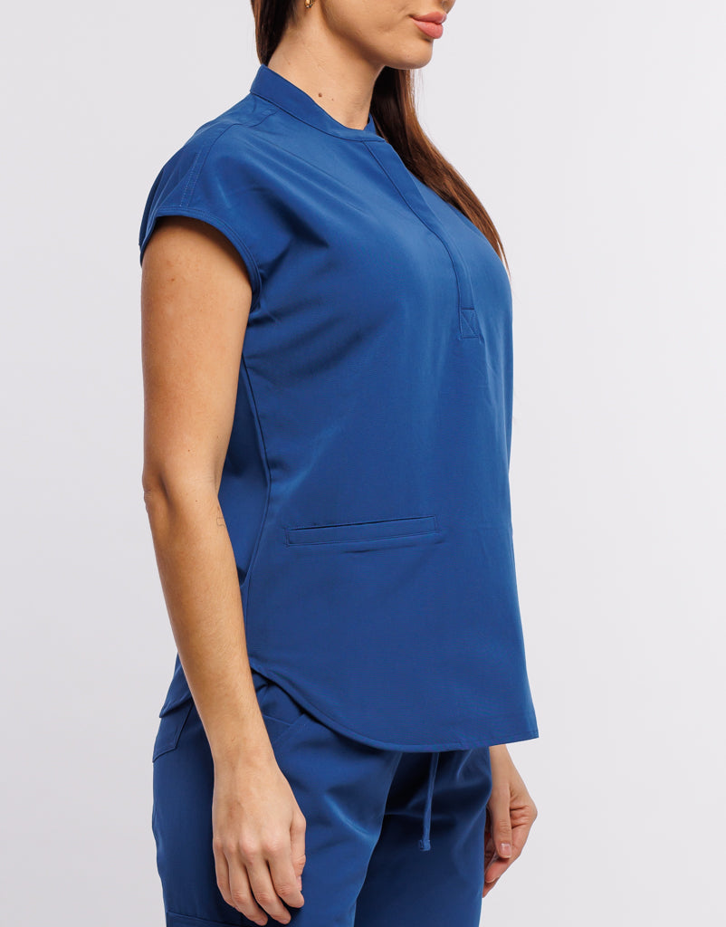 Apollo Scrub Top - Royal Blue