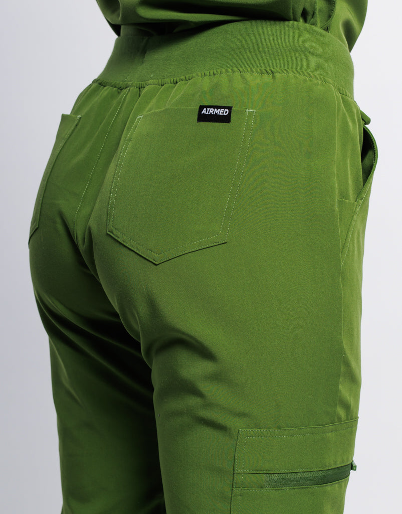 Essential Jogger Scrub Pants - Fern Green