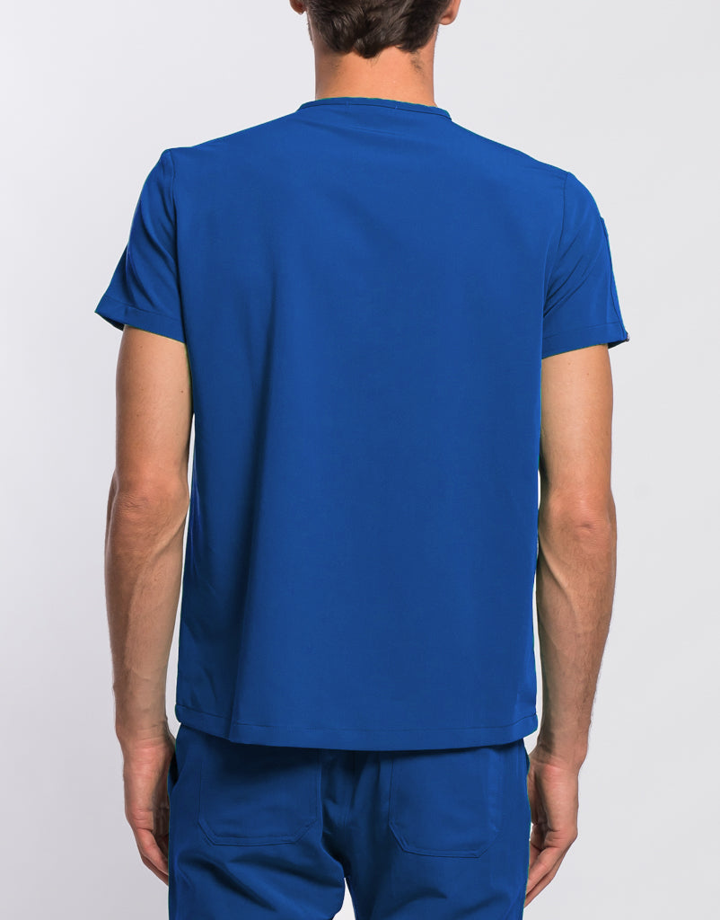 Essential V Neck Scrub Top - Royal Blue